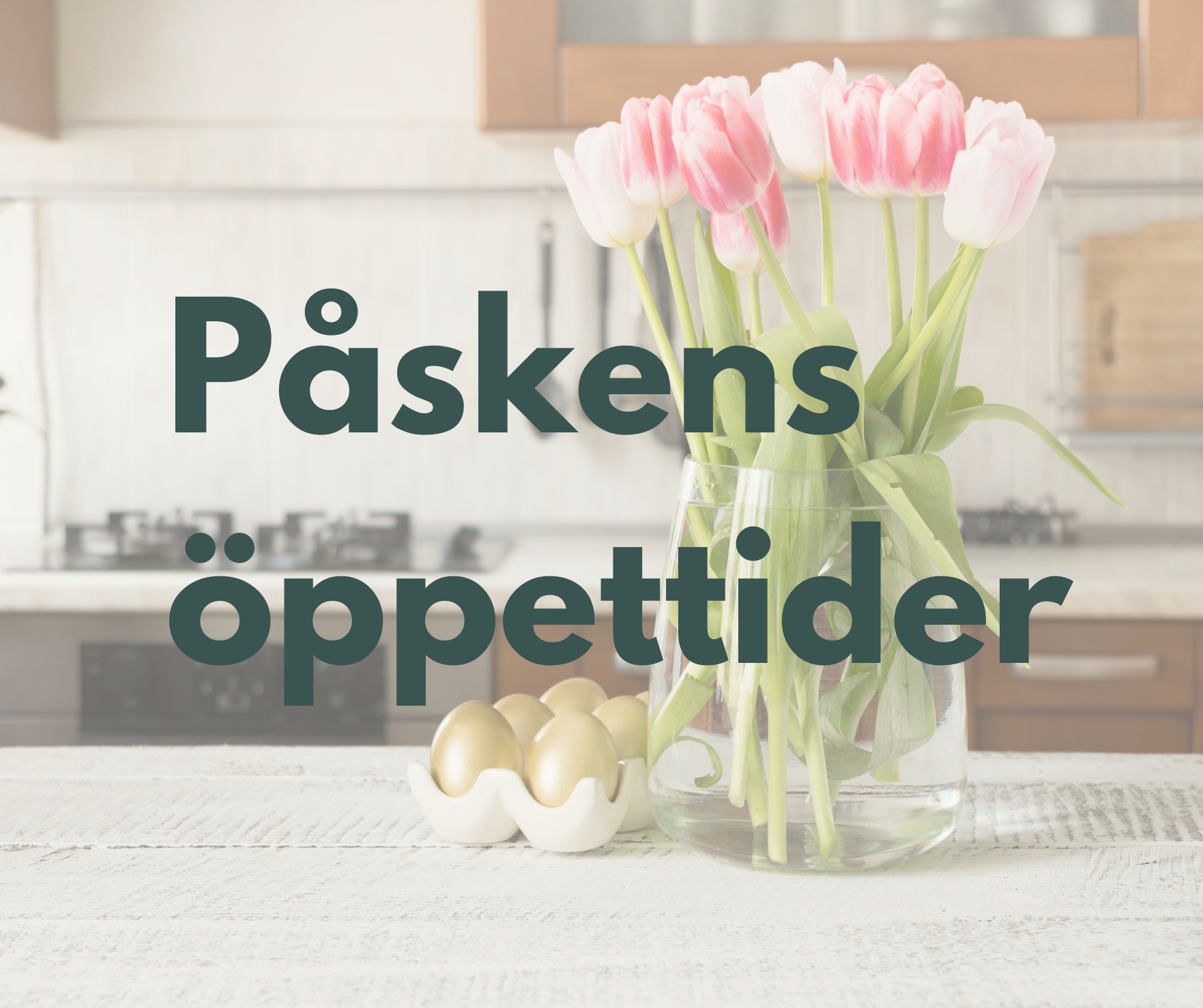 Påskmiljö hemma