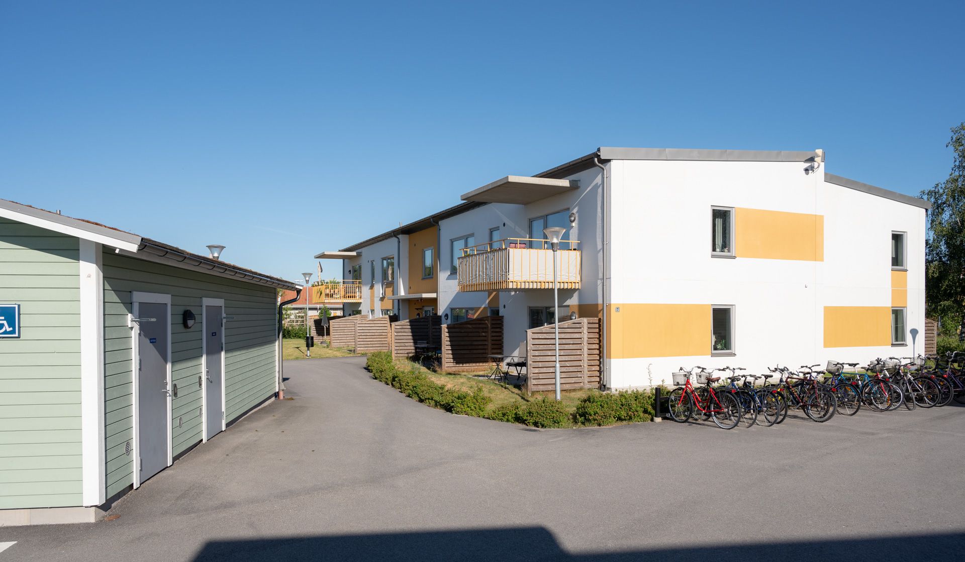 åkervägen med cyklar