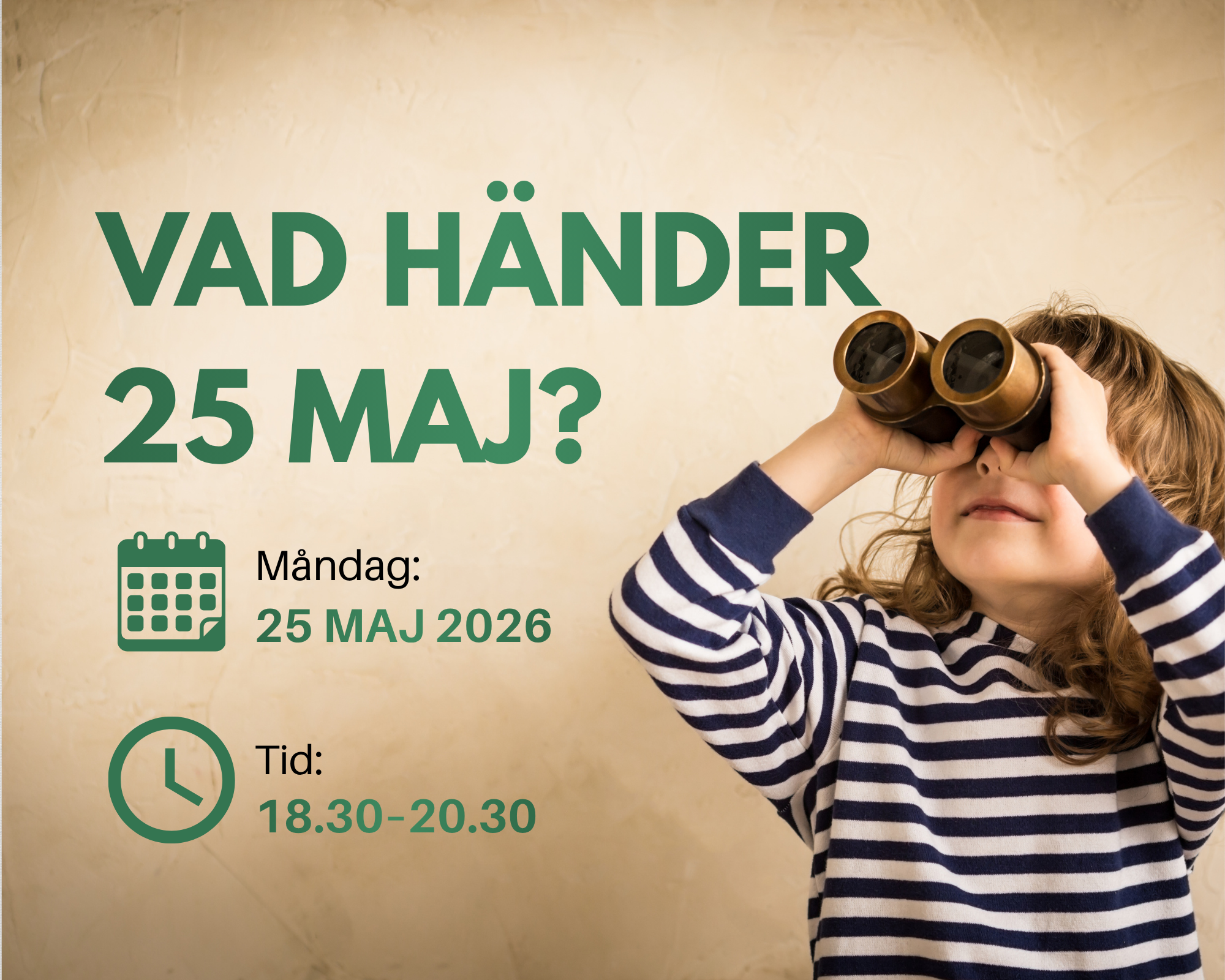 flicka som tittar i en kikare