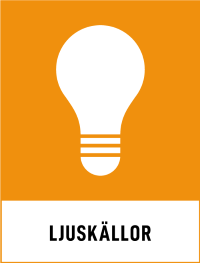 Bild på en symbol för ljuskällor