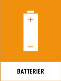 Bild på en symbol för batterier